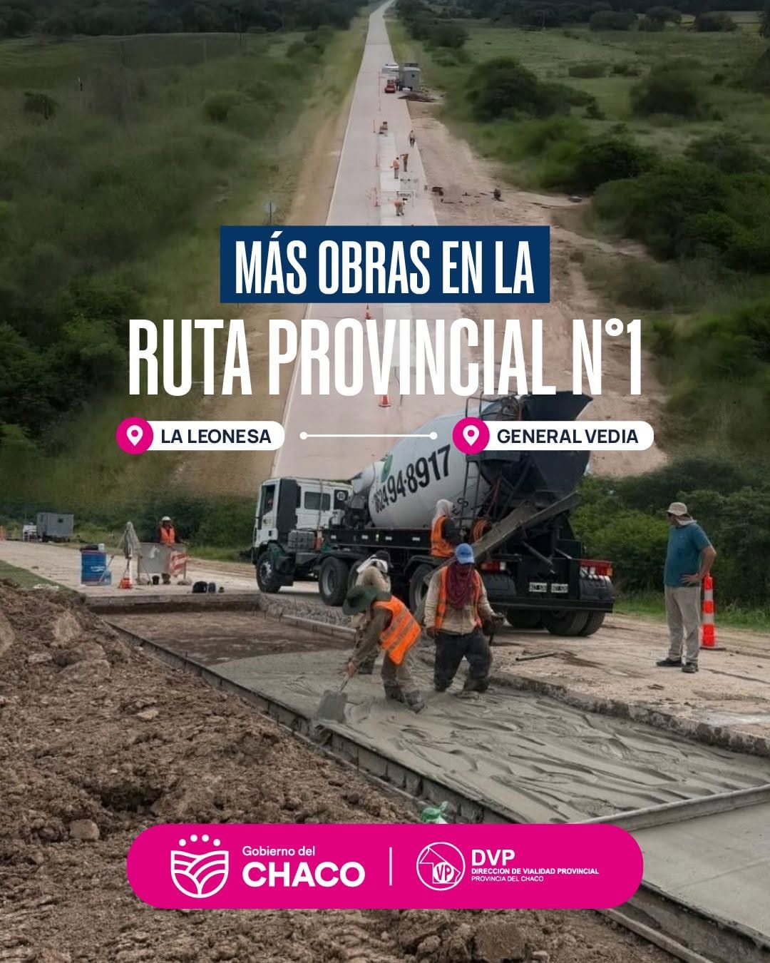 Vialidad Provincial Realiza Trabajos De Mantenimiento En La Ruta N°1, Entre La Leonesa Y General Vedia Vialidad Provincial Realiza Trabajos De Mantenimiento En La Ruta N°1, Entre La Leonesa Y General Vedia