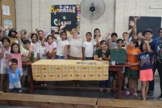 Sáenz Peña: El Plan Municipal de Lectura llegó a la Capilla Guadalupe del barrio Matadero