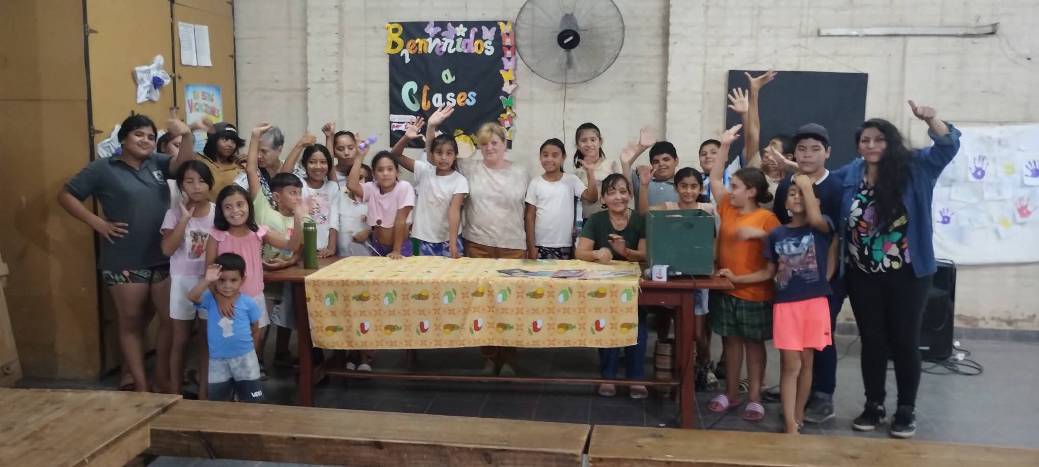 Sáenz Peña: El Plan Municipal de Lectura llegó a la Capilla Guadalupe del barrio Matadero