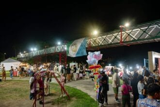 Sáenz Peña celebró el 80° aniversario de la Pasarela con acto y festival