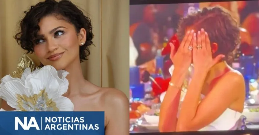 Zendaya se mostró con su alianza tras el casamiento secreto con Tom Holland