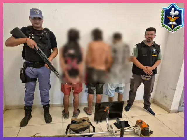 MACHAGAI: Detuvieron A Tres Hombres Por El Hurto De Electrodomésticos MACHAGAI: Detuvieron A Tres Hombres Por El Hurto De Electrodomésticos