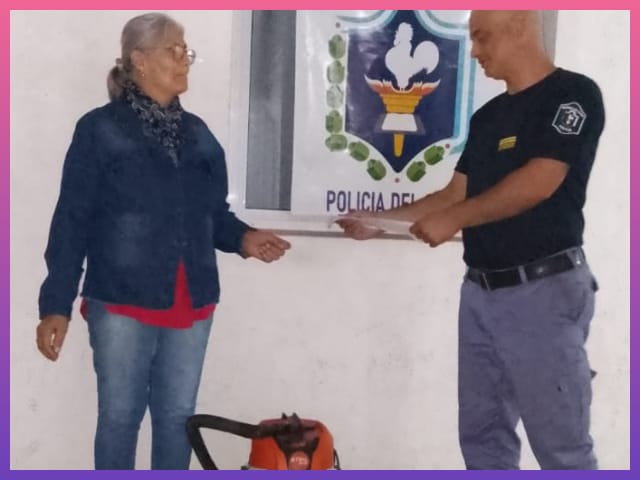 MARGARITA BELÉN: Esclarecen Hurto Y Recuperan Una Aspiradora