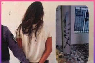 CHARATA: Detuvieron A Una Mujer Acusada De Vandalizar Una Oficina De Seguros