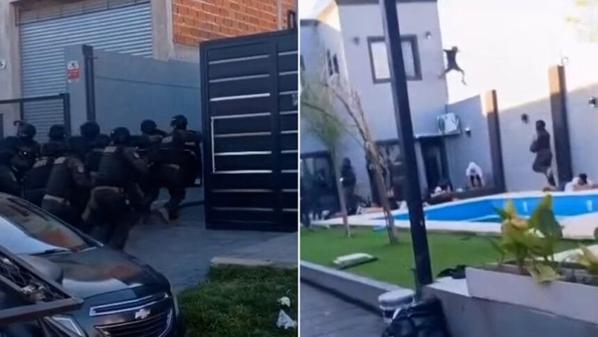 Pool party, allanamiento y tiroteo: un delincuente murió tras enfrentarse con la Policía
