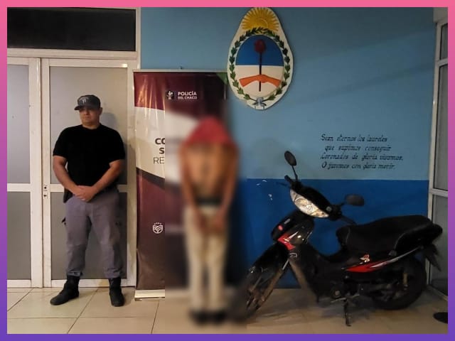 CHACO: Efectivos Demoraron A Un Hombre Y Recuperaron Una Motocicleta CHACO: Efectivos Demoraron A Un Hombre Y Recuperaron Una Motocicleta