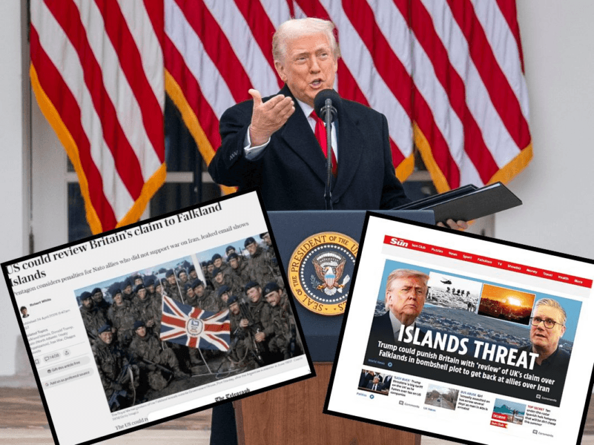 Así reaccionaron los medios británicos a la amenaza de Donald Trump por Malvinas