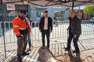 Comenzó el “7° Encuentro Internacional de Escultores” en Sáenz Peña