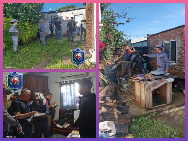 PLAZA: En Allanamiento, Secuestraron Dinero En Efectivo, Documentación Y Elementos De Identificación Ganadera