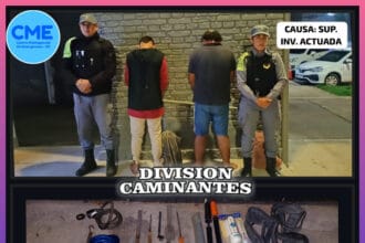 RESISTENCIA: Demoran A Dos Hombres Con Numerosos Elementos De Bicicletas De Dudosa Procedencia