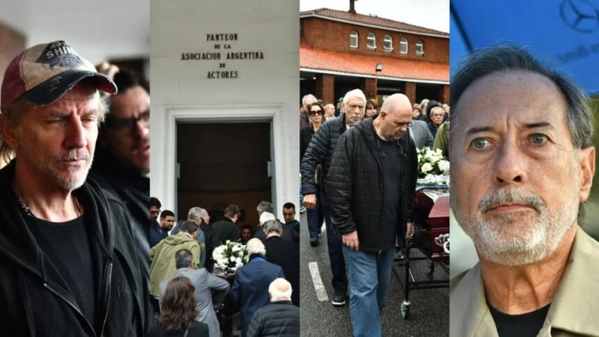 “Difícilmente nazca otro como él”: artistas dieron el último adiós a Luis Brandoni en el Panteón de los actores