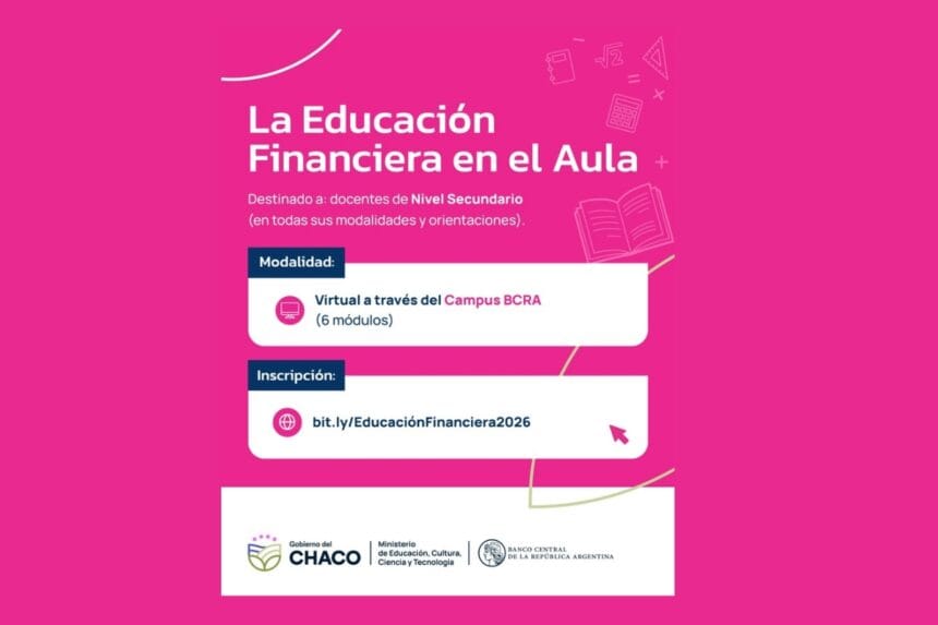 Educación Lanzó La Capacitación Gratuita “educación Financiera En El Aula 2026” Para Docentes De Secundaria Educación Lanzó La Capacitación Gratuita “educación Financiera En El Aula 2026” Para Docentes De Secundaria
