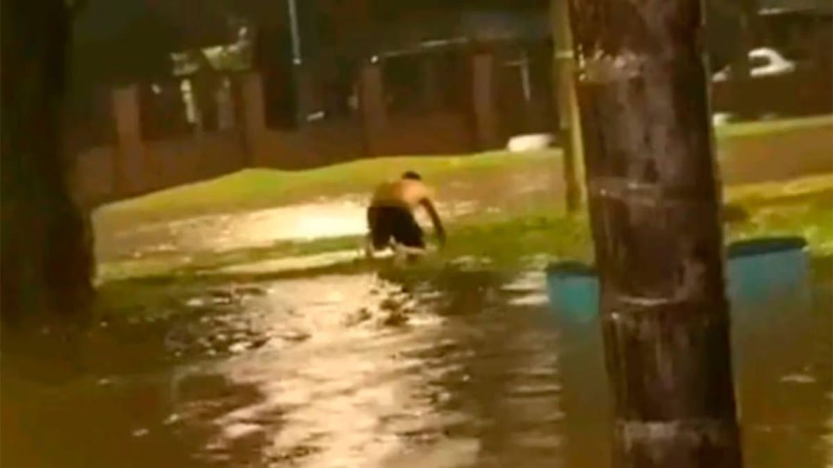 Videos: un niño murió electrocutado en medio de las inundaciones en Tucumán