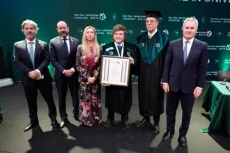 La advertencia de Milei en Israel sobre el terrorismo en un acto donde recibió un doctorado honoris causa