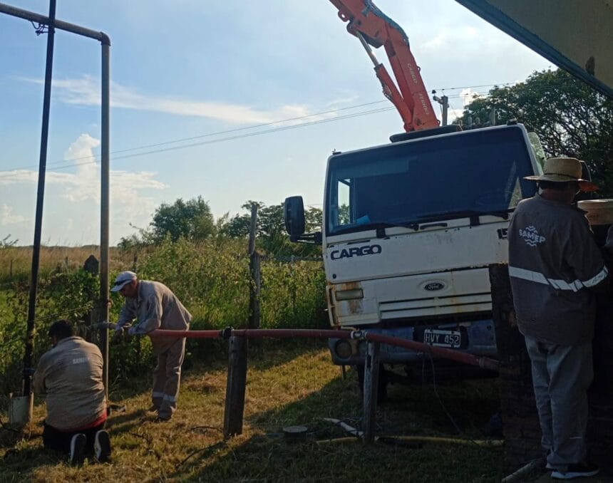 La Eduvigis: Sameep Restableció El Servicio De Agua Tras Una Rápida Intervención Operativa