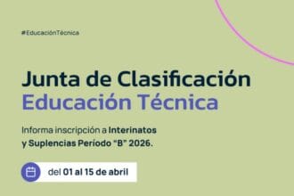 La Junta De Clasificación De Educación Técnica Abre Inscripción A Interinatos Y Suplencias