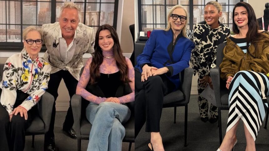 Las entrevistas de Marley y La Reini a Anne Hathaway se podrán ver este domingo