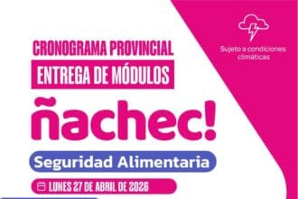 ñachec: Hoy Lunes, Cronograma De Entregas