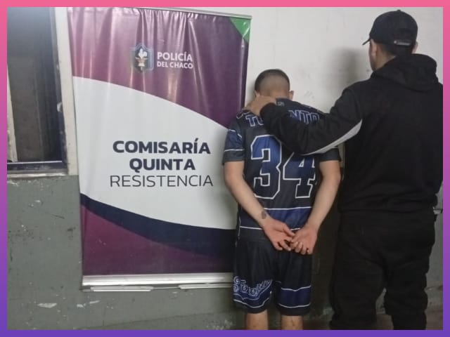 RESISTENCIA:    Agentes Demoran A Sospechoso Por Robo De Parlante