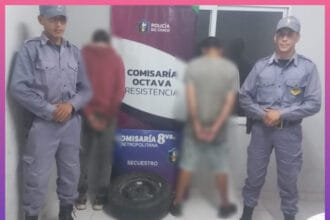 RESISTENCIA: Detenidos Por Robar Una Rueda De Auxilio Tras Dañar Un Auto