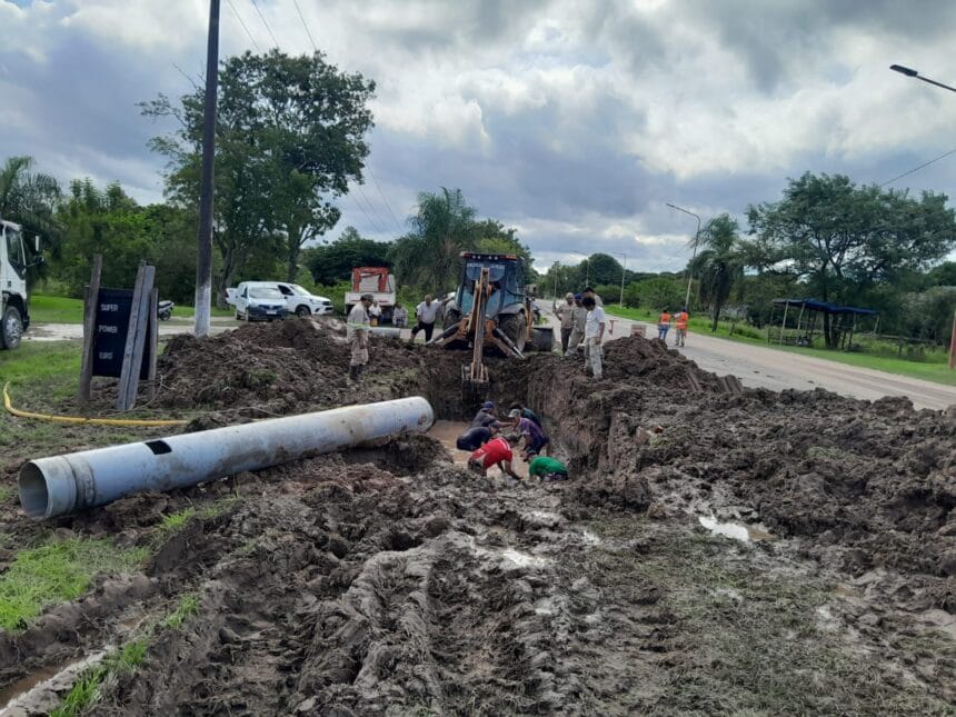 Sameep Reparó Un Caño Maestro Y Se Normaliza El Servicio De Agua Potable En Varias Localidades Sameep Reparó Un Caño Maestro Y Se Normaliza El Servicio De Agua Potable En Varias Localidades