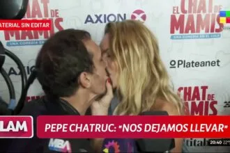 Sabrina Rojas besó a José Chatruc frente a las cámaras