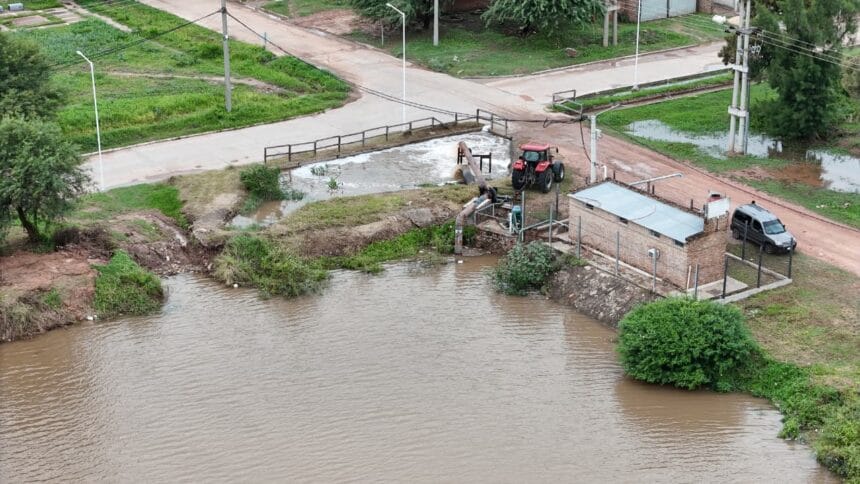 Sáenz Peña: Óptimo escurrimiento del agua tras abundantes lluvias en la ciudad Sáenz Peña: Óptimo escurrimiento del agua tras abundantes lluvias en la ciudad