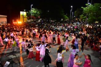 Multitudinaria participación en el 10° Encuentro de Danzas “Sáenz Peña Baila”