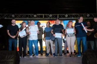 Sáenz Peña: Claudio Kucharzuk ganó el 7° Encuentro Internacional de Escultores en Motosierra 