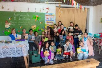 Sáenz Peña: El Plan Municipal de Lectura visitó el barrio Puerta del Sol