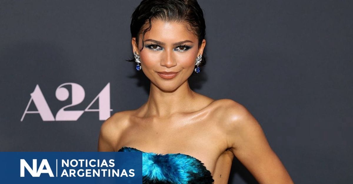 Zendaya se robó todas las miradas con un look azul en la premiere de The Drama