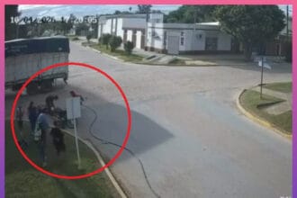 CORZUELA: Camión Cortó Un Cable De Alta Tensión Y Provocó Un Accidentes Con Varios Motociclistas