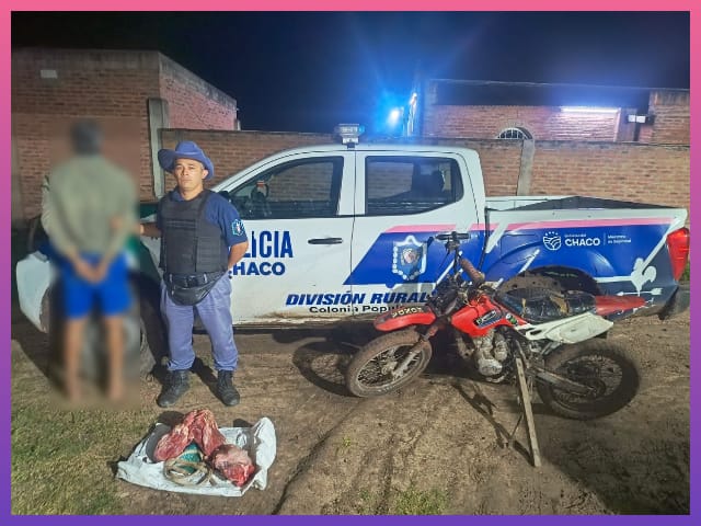 LA ESCONDIDA: Detuvieron A Un Hombre Por Abigeato Y Secuestraron Carne Vacuna LA ESCONDIDA: Detuvieron A Un Hombre Por Abigeato Y Secuestraron Carne Vacuna