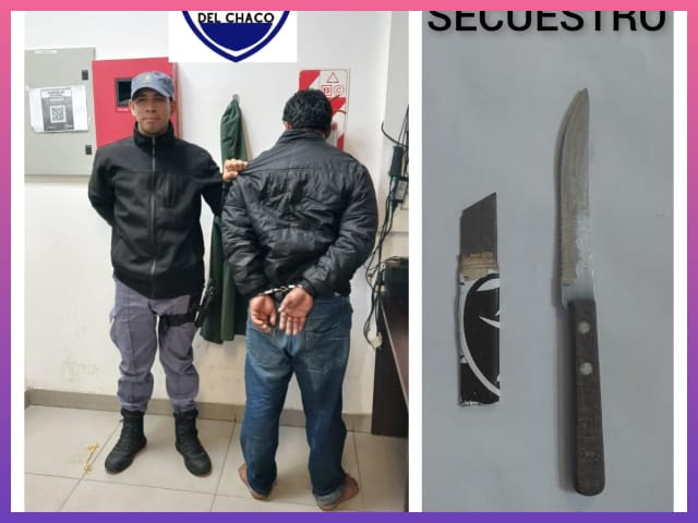 RESISTENCIA: Demoraron A Un Hombre Por Amenazas Con Arma Blanca En El Hospital Pediátrico