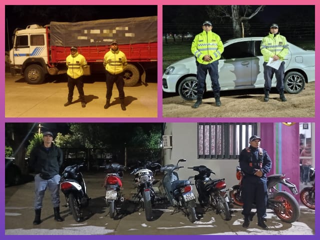 CHACO: Fin De Semana: Incautaron Un Camión Y Un Auto Con Pedido De Secuestro Y  Secuestraron Más De 20 Motocicletas | Último momento en Chaco