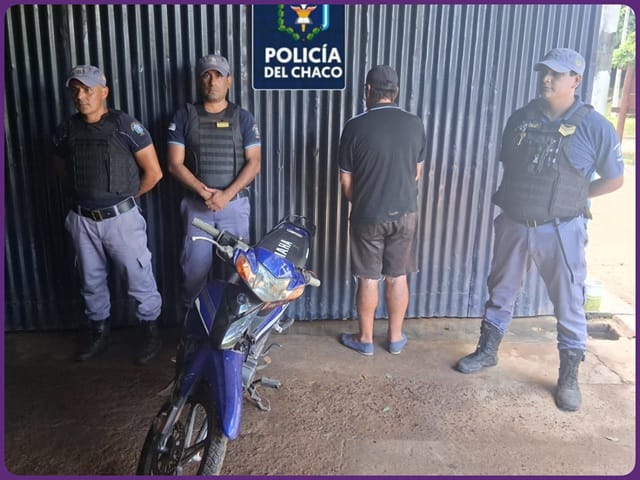CAPITÁN SOLARI: Rápido Accionar Policial Permitió Recuperar Una Moto Robada | Último momento en Chaco