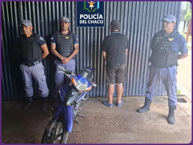 CAPITÁN SOLARI: Rápido Accionar Policial Permitió Recuperar Una Moto Robada | Último momento en Chaco