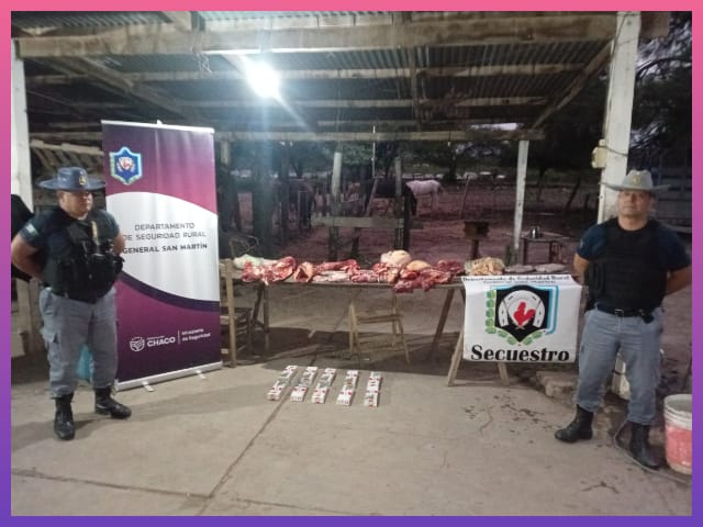 SELVAS DEL RÍO DE ORO: Allanamiento: Secuestran Carne Y Cigarrillos Ilegales | Último momento en Chaco