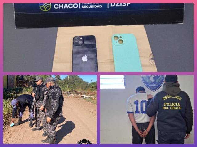 SÁENZ PEÑA: Inmediata Respuesta Policial Permitió Recuperar Un Iphone Robado | Último momento en Chaco