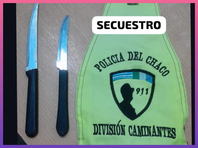 CHACO: División Caminantes: Demoraron A Dos Hombres Armados Con Cuchillos | Último momento en Chaco