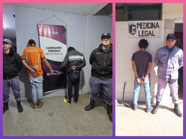 CHACO: Personal Policial Demoró A Tres Hombres Por Generar Desorden En La Vía Pública | Último momento en Chaco