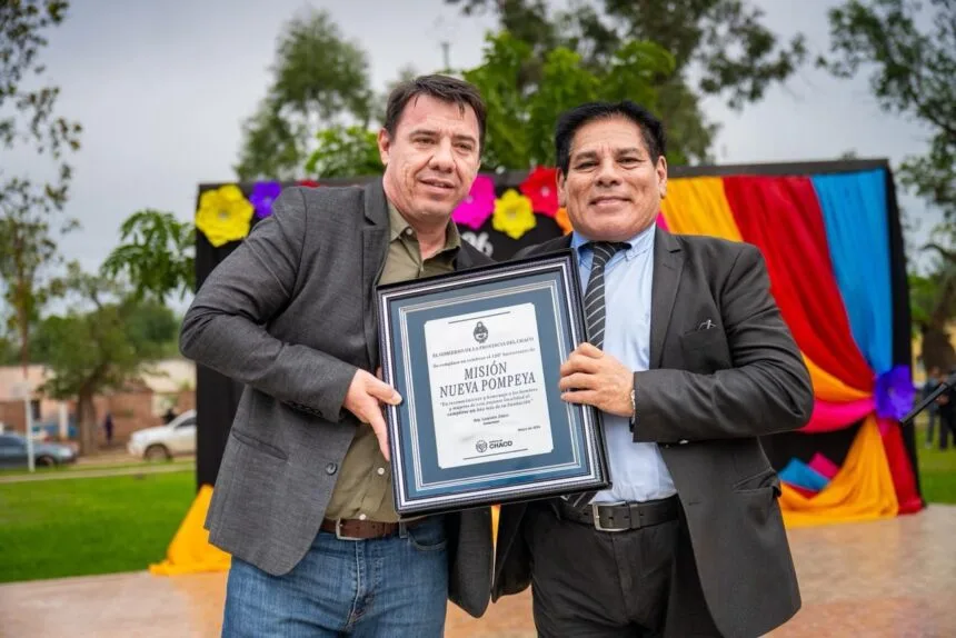 Fuerte Impulso Al Norte: Pavimento Y Anuncio De Viviendas En El Aniversario 126 De Misión Nueva Pompeya