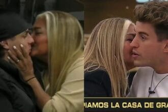 Gladys “La bomba tucumana” a los besos con dos participantes de Gran Hermano