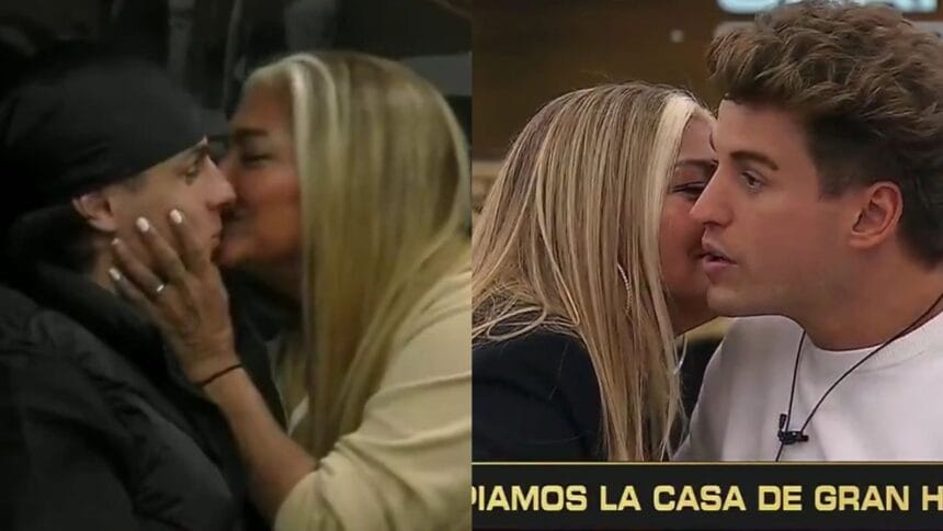 Gladys “La bomba tucumana” a los besos con dos participantes de Gran Hermano