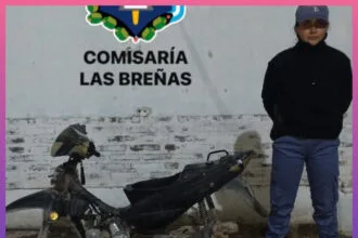 LAS BREÑAS:  Agentes Recuperaron Una Motocicleta Desarmada | Último momento en Chaco