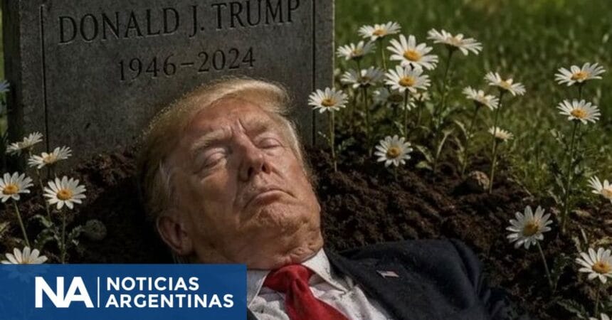 Reconocido actor de Star Wars publicó una foto de Trump en su tumba y lo tildaron de “enfermo”