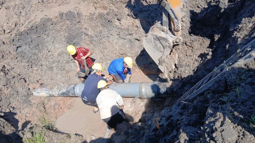 Sameep Reparó El Acueducto Norte Y Se Normaliza El Servicio En Colonia Benítez Y Margarita Belén