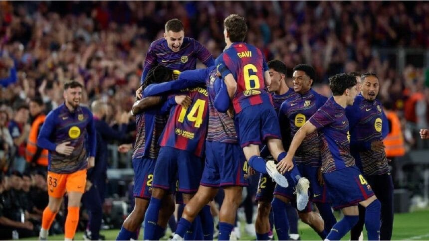 Barcelona se consagró campeón de La Liga tras ganarle 2-0 al Real Madrid en el clásico