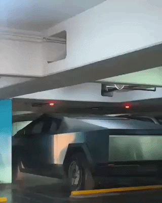 Video: un diputado de Milei llegó al Congreso en una Tesla Cybertruck e incomodó a Martín Menem