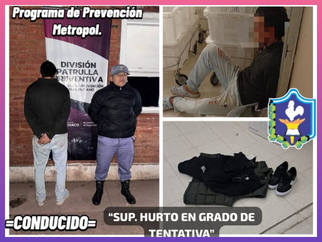 RESISTENCIA:   Demoraron A Un Hombre Por Intentar Sustraer Prendas Del Carrefour | Último momento en Chaco